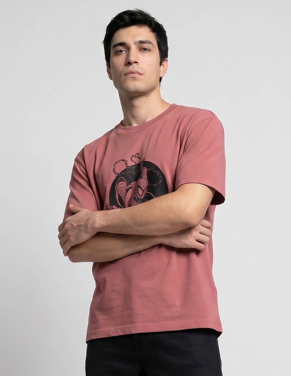 Playera cuello redondo para hombre