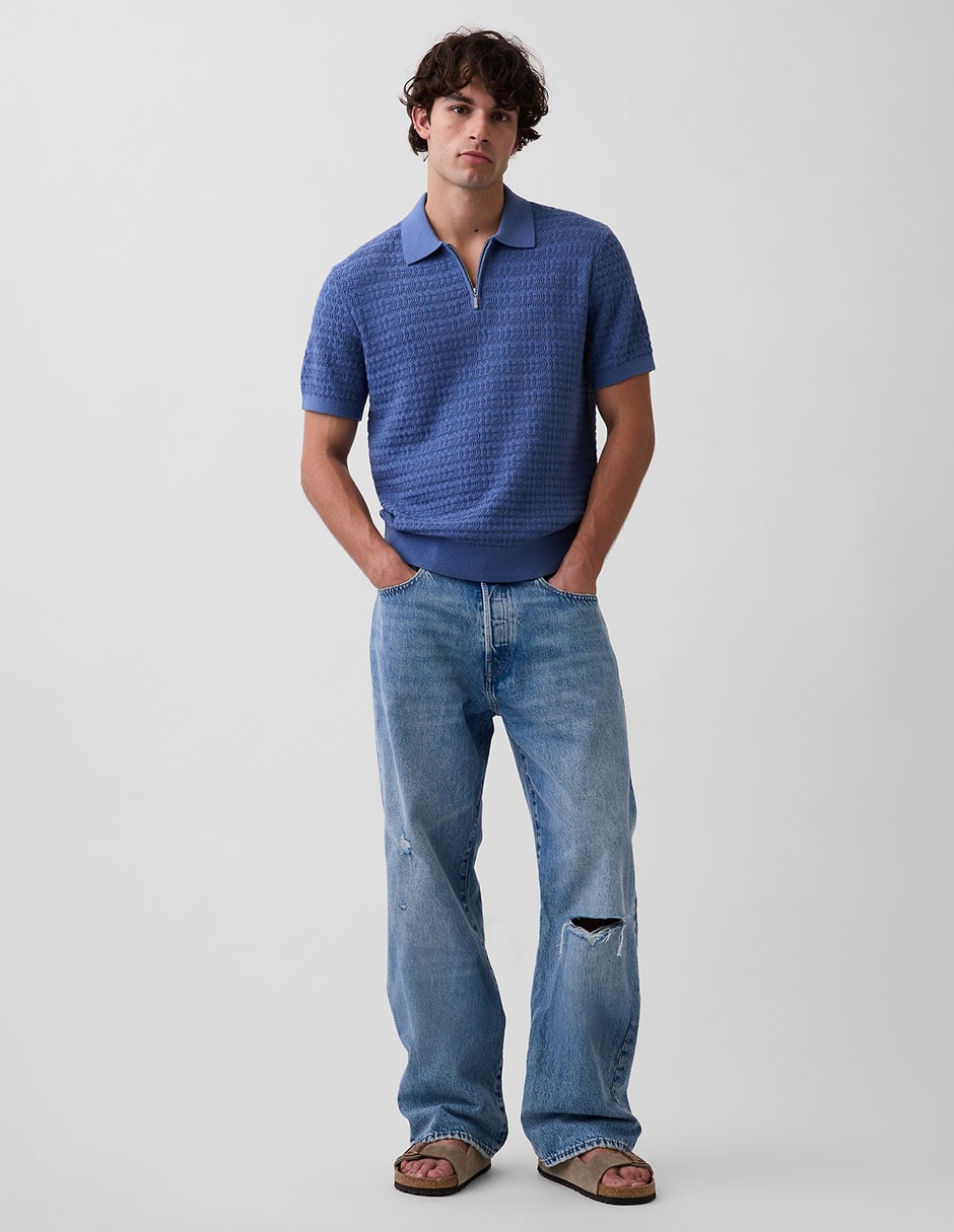 Playera tipo polo  para hombre