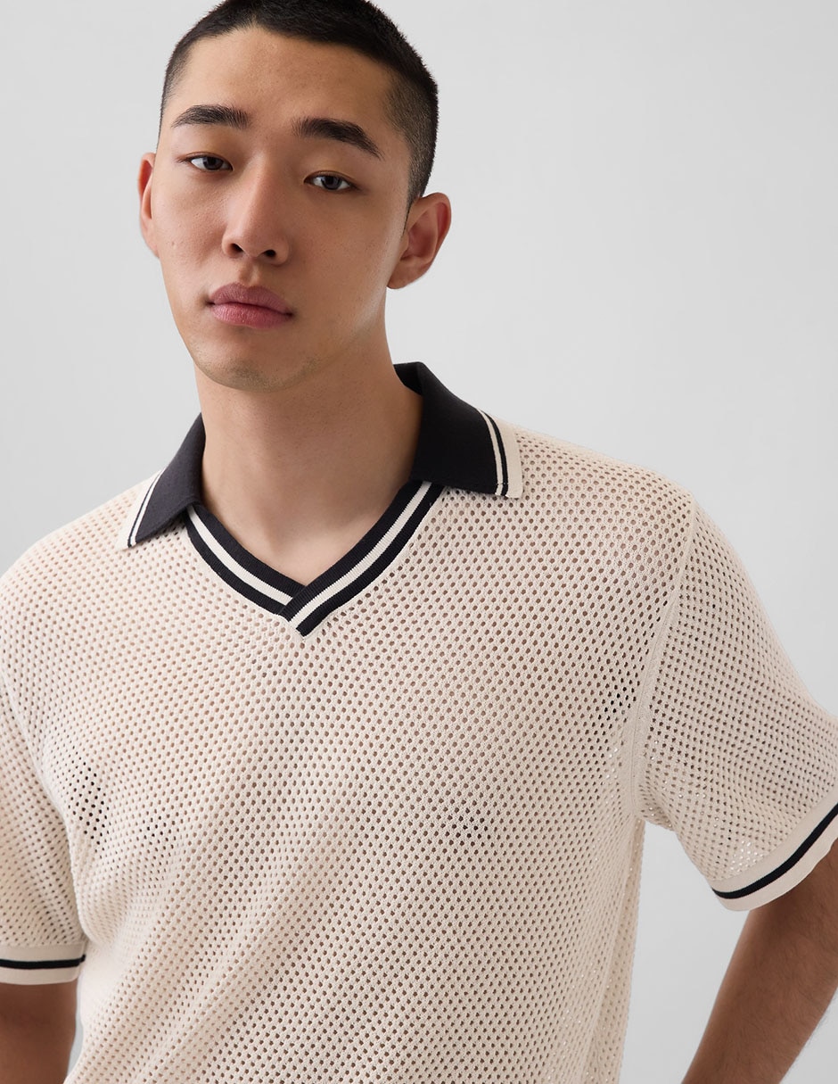 Playera polo de punto Gap X Ouigi para hombre