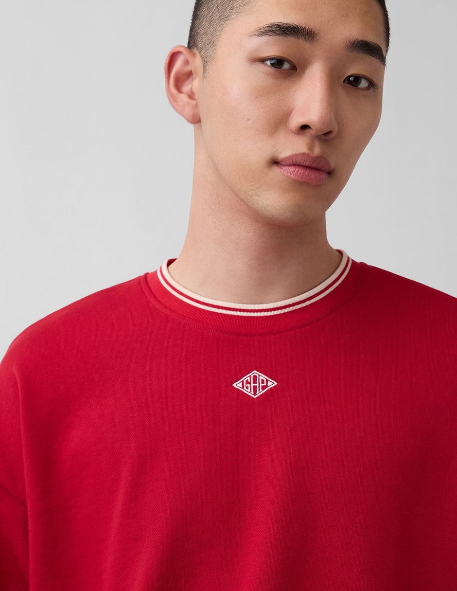 Sudadera crewneck Gap X Ouigi para hombre