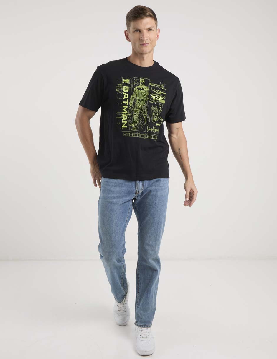 Playera batman cuello redondo para hombre