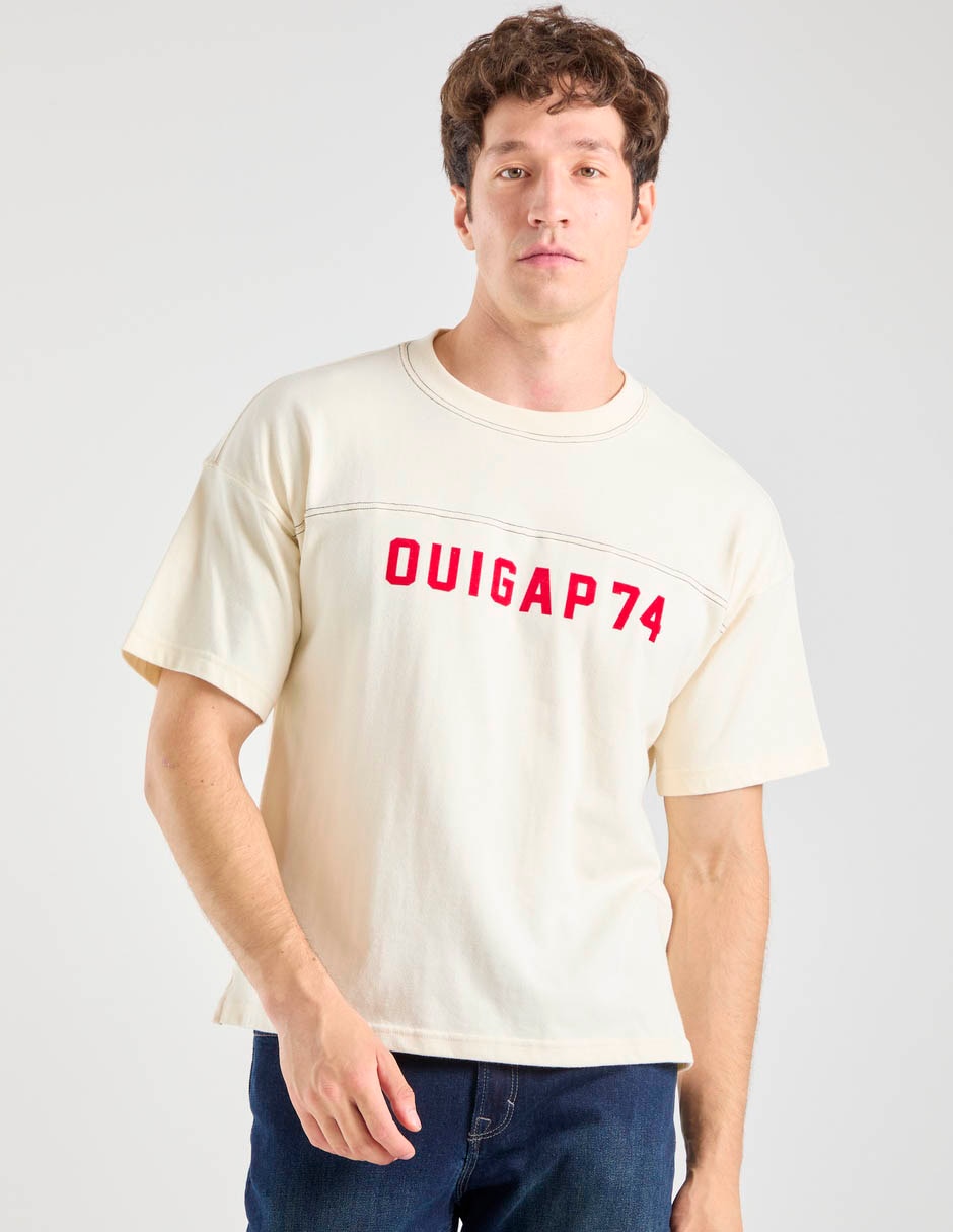 Playera algodón X Ouigi para hombre