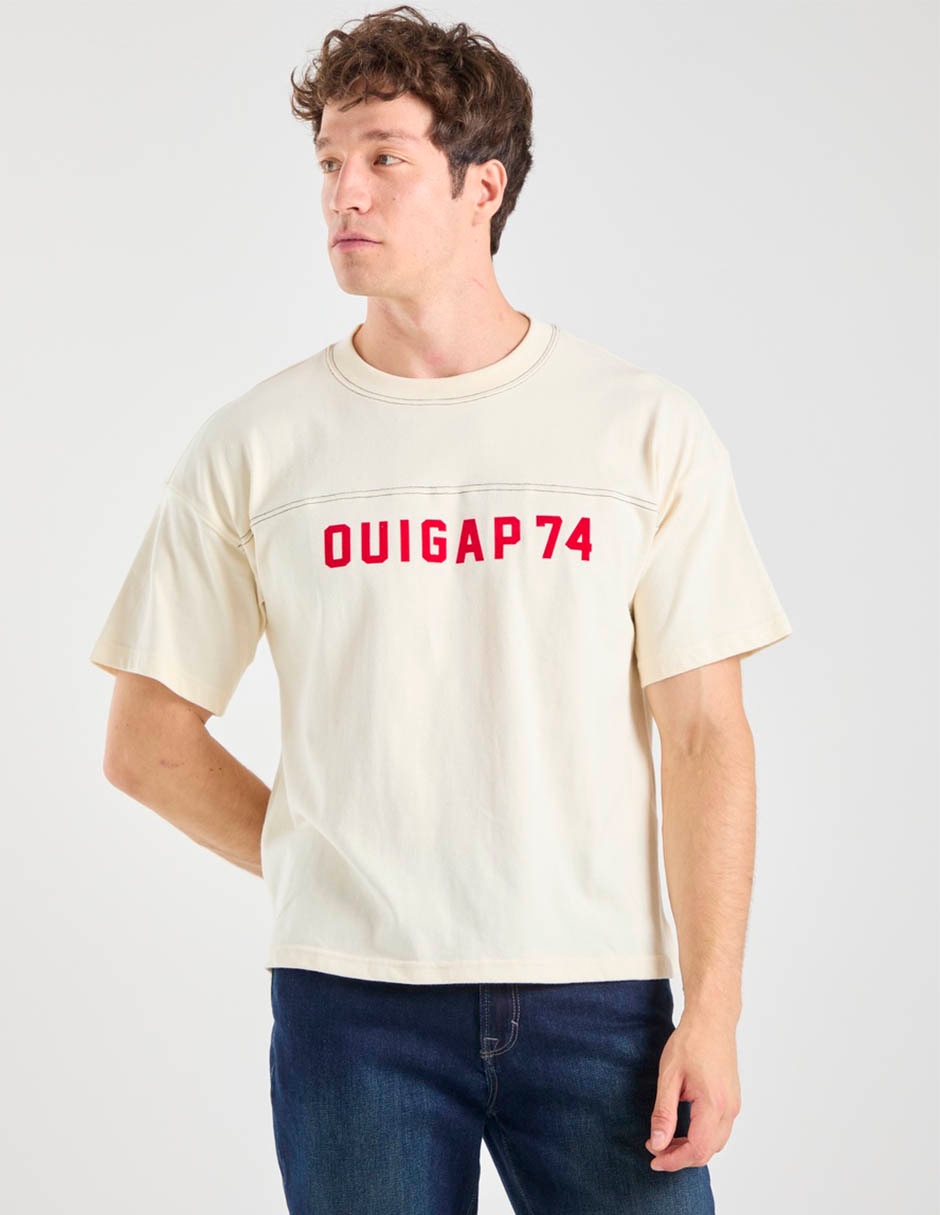 Playera algodón Gap X Ouigi para hombre