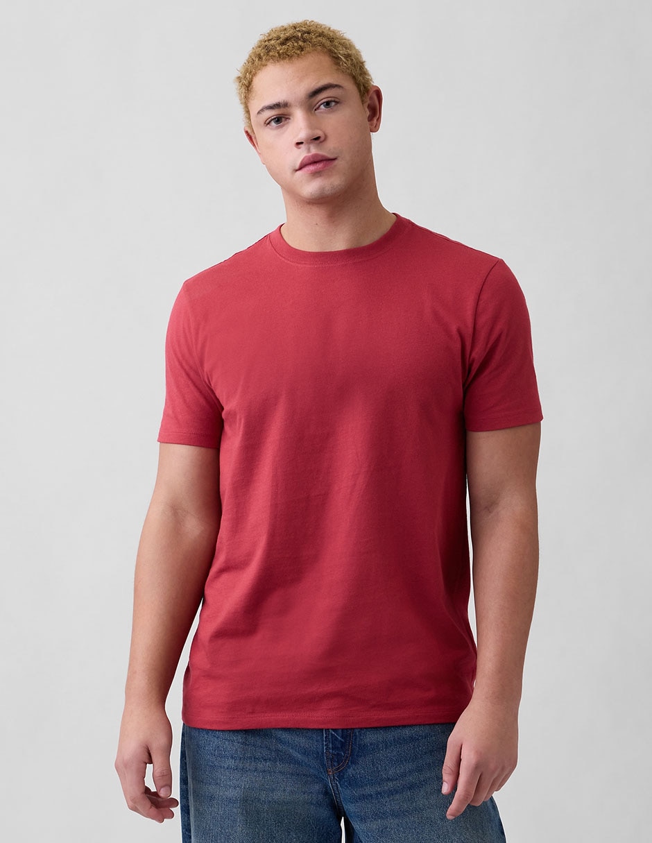 Playera cuello redondo para hombre