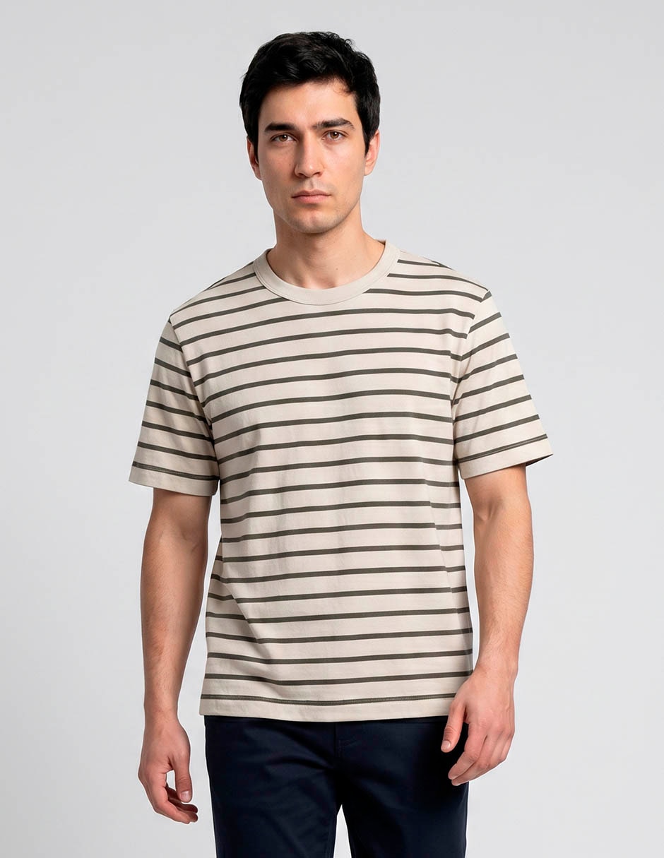 Playera cuello redondo para hombre