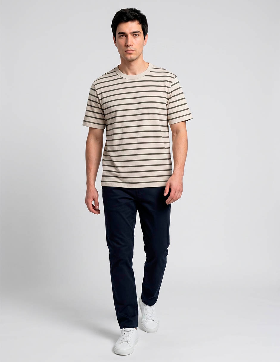 Playera cuello redondo para hombre