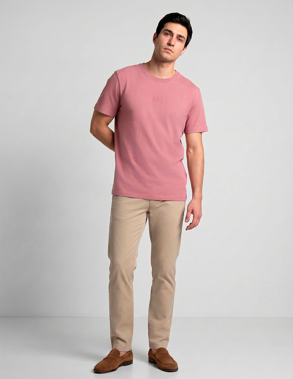 Playera cuello redondo para hombre