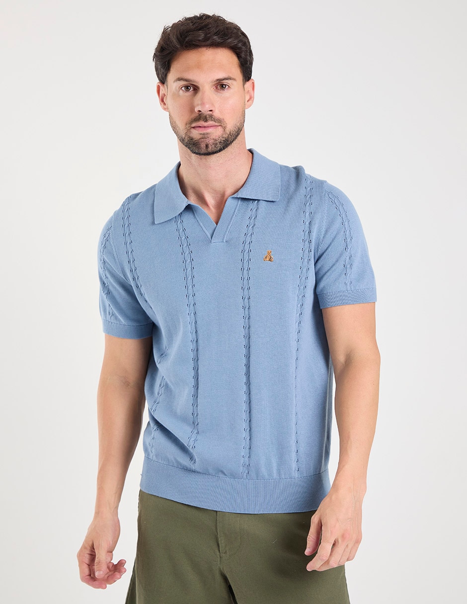 Playera tipo polo para hombre