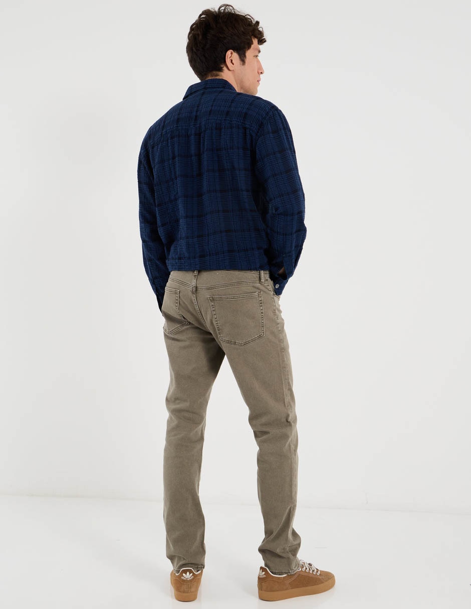 Jeans slim lavado medio para hombre 2