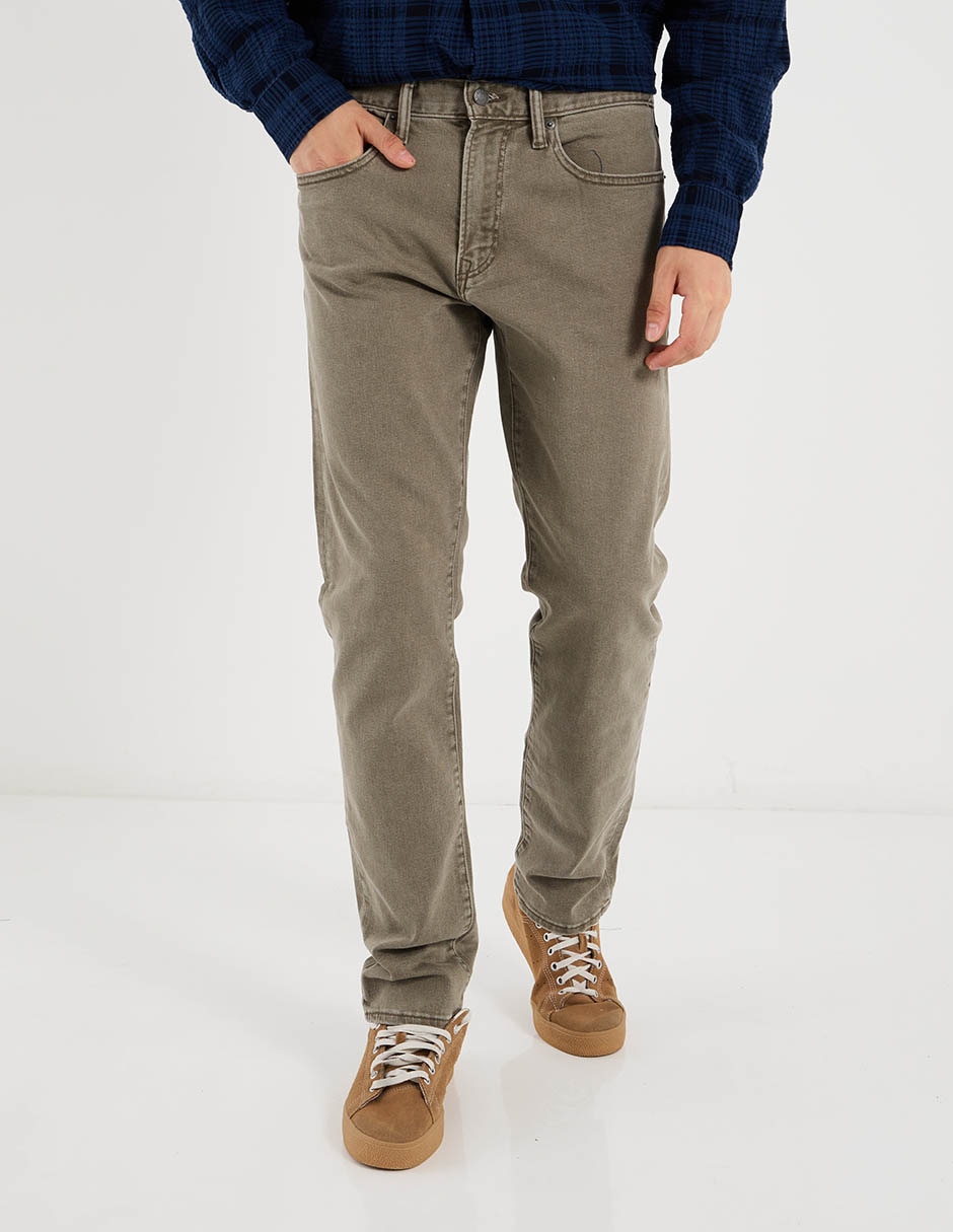 Jeans slim lavado medio para hombre 1