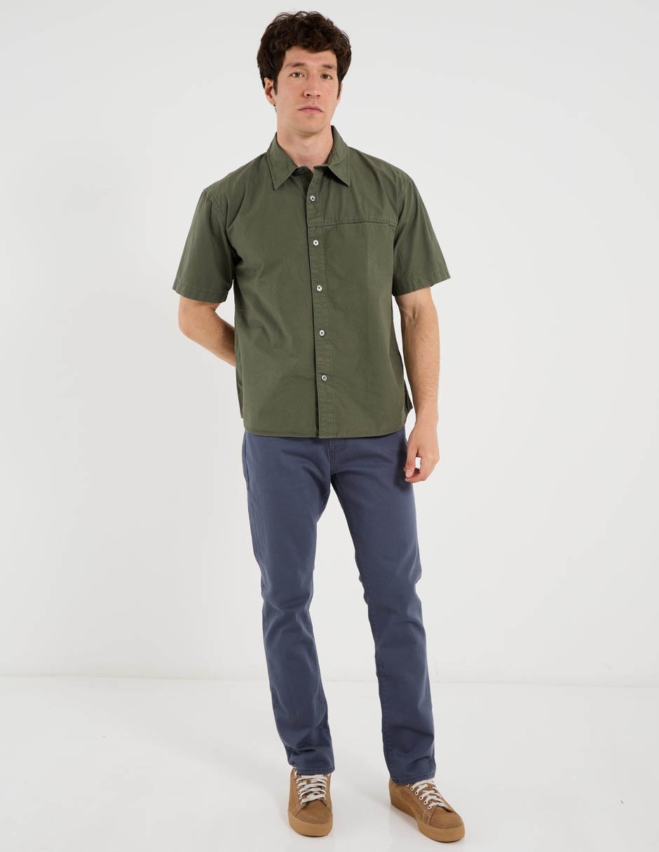 Jeans slim lavado medio para hombre