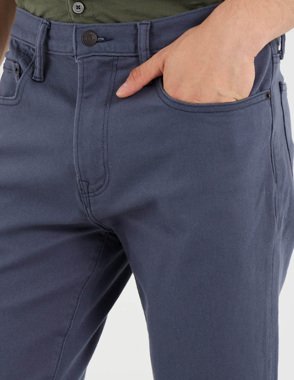 Jeans slim lavado medio para hombre