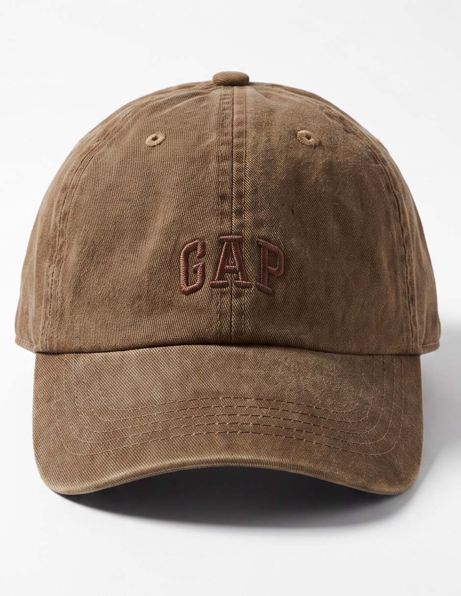 Gorra visera curva hebilla casual para hombre
