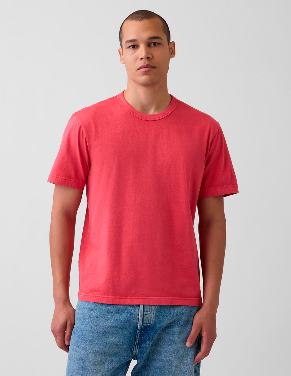 Playera cuello redondo para hombre