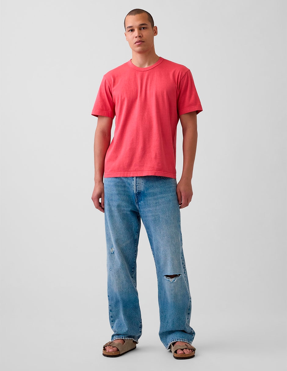 Playera cuello redondo para hombre