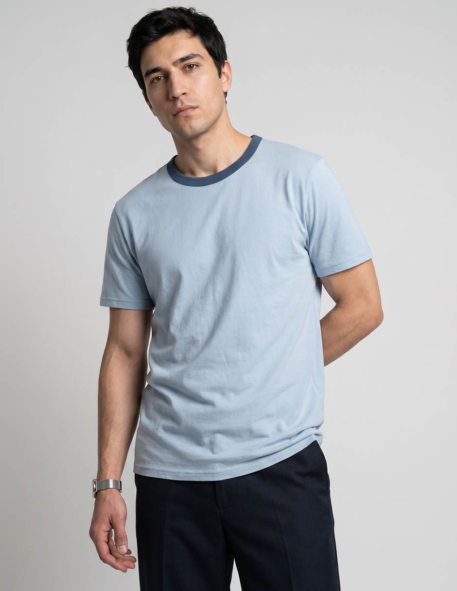 Playera cuello redondo para hombre 1