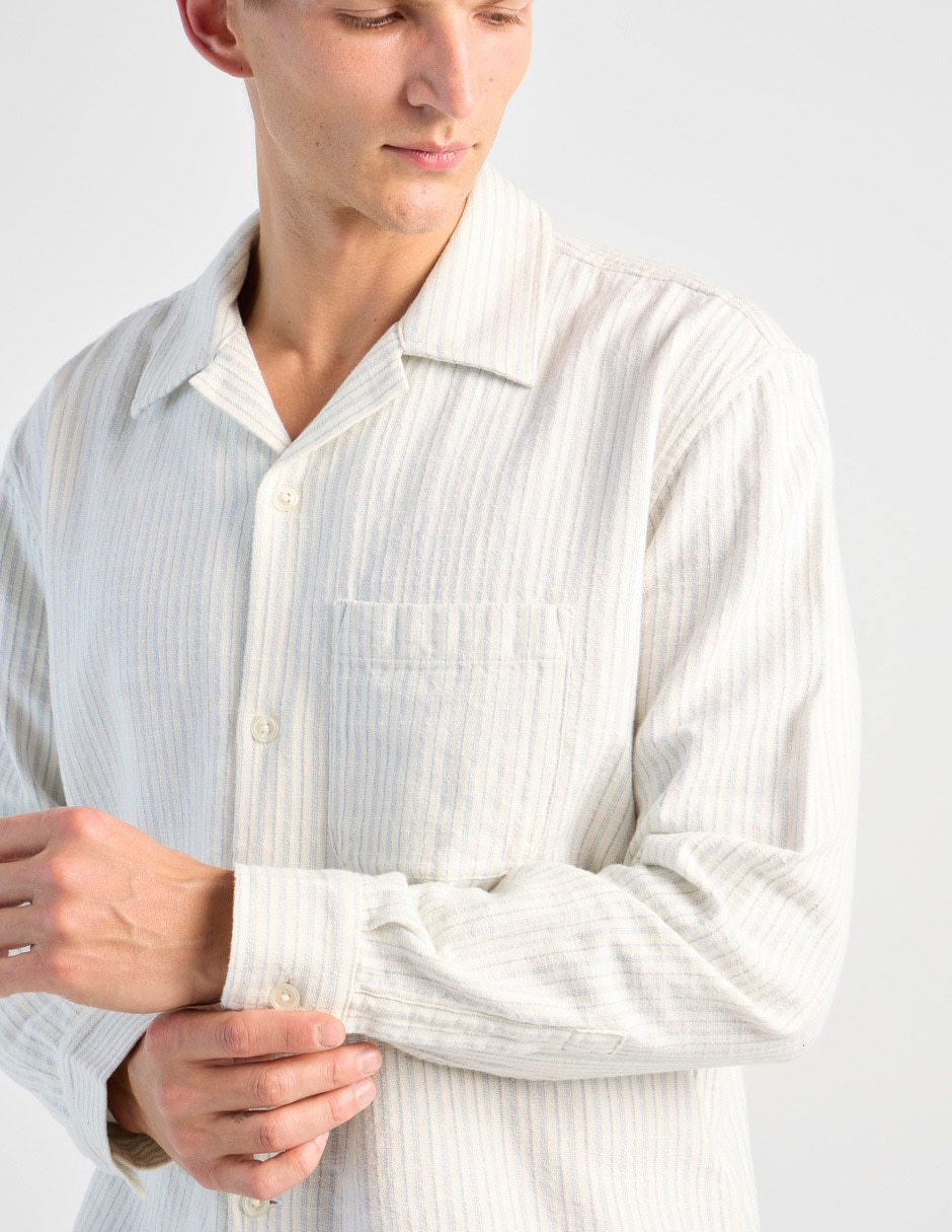 Camisa casual manga larga para hombre