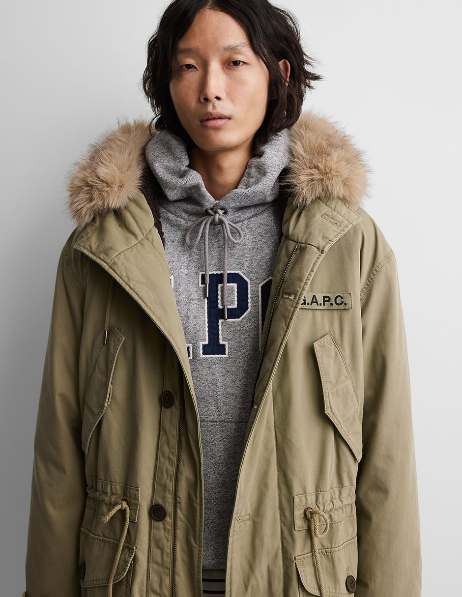 Gap x A.P.C. Abrigo Parka para Hombre 3