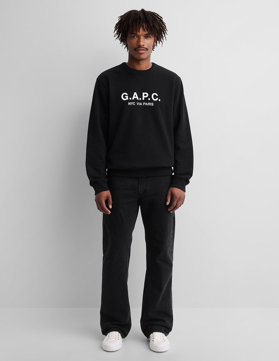 Gap x A.P.C. Sudadera Logo Heavyweight para Hombre 5