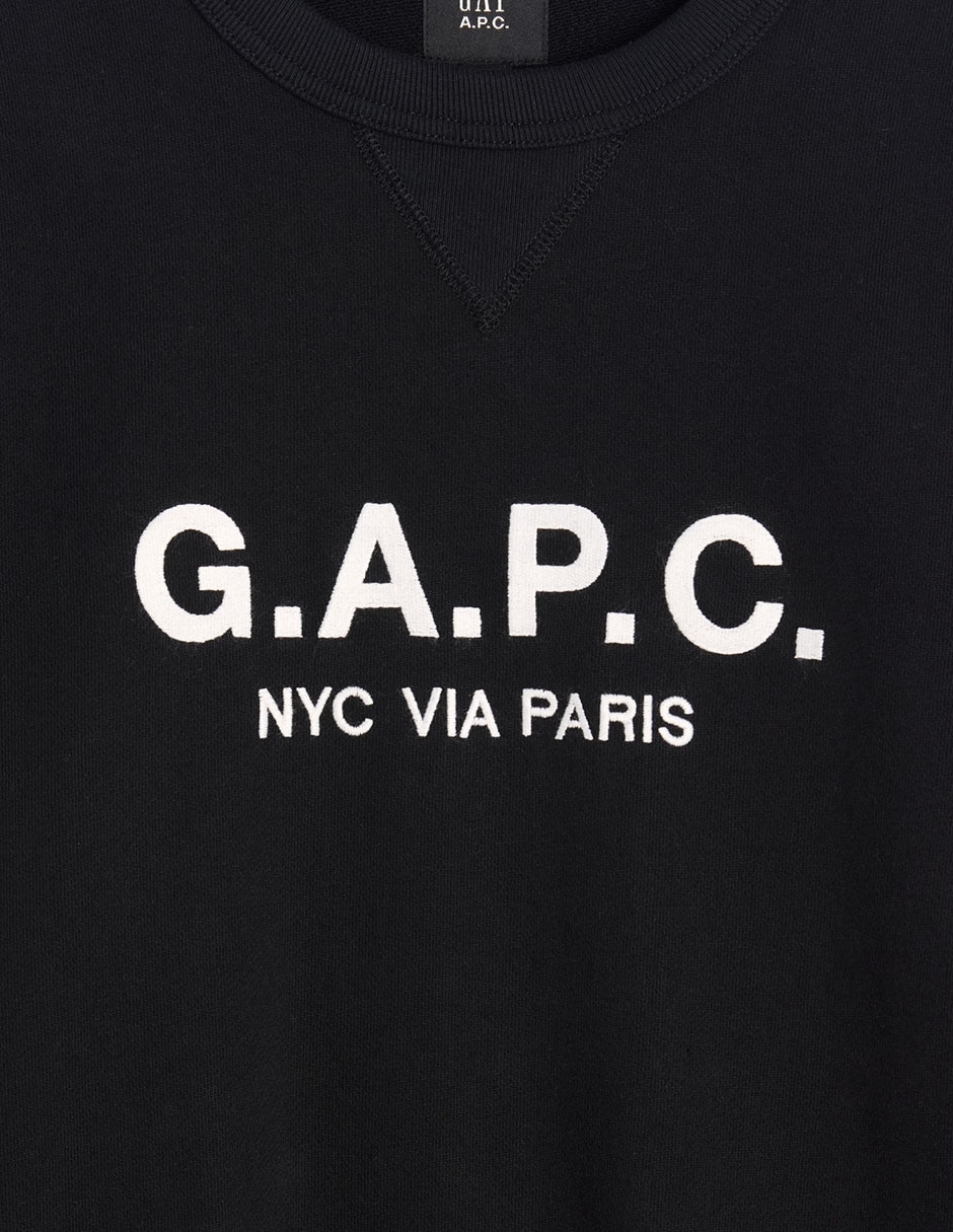 Gap x A.P.C. Sudadera Logo Heavyweight para Hombre