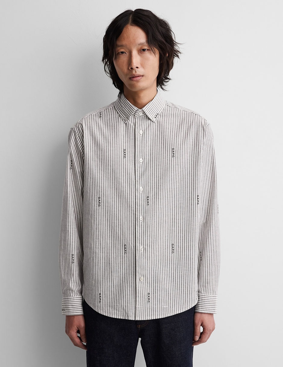 Gap x A.P.C. Camisa de Rayas para Hombre