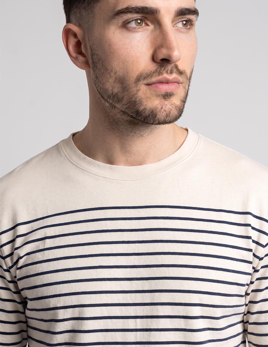 Gap x A.P.C. Playera de Rayas para Hombre 6