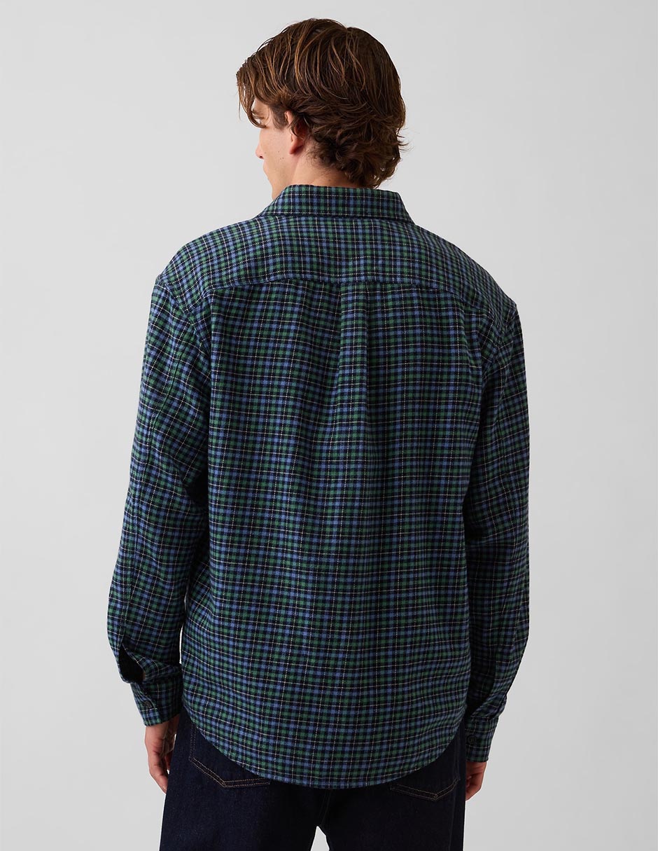 Camisa casual de algodón manga larga para hombre 3