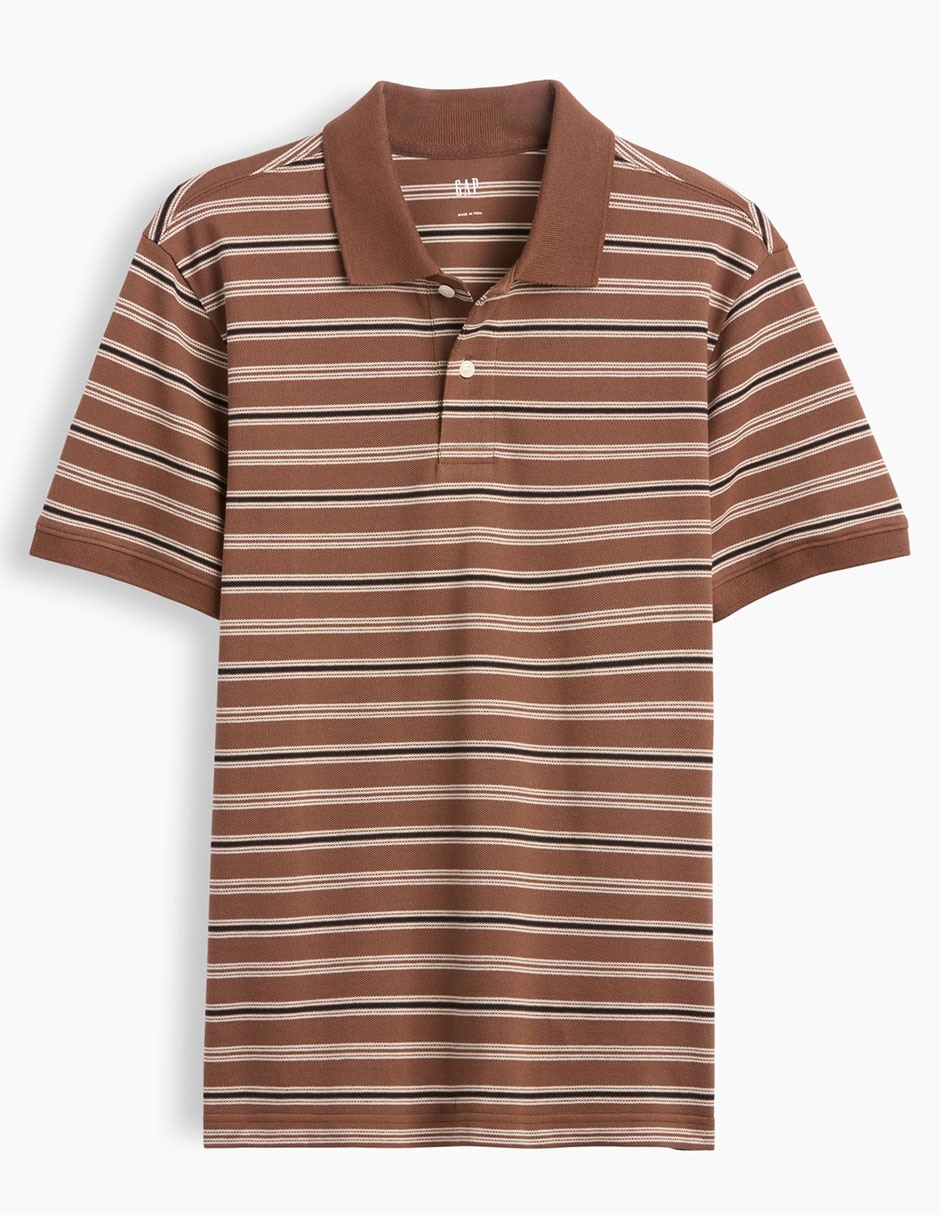 PLAYERA POLO 586306A ALGODÓN LOGO