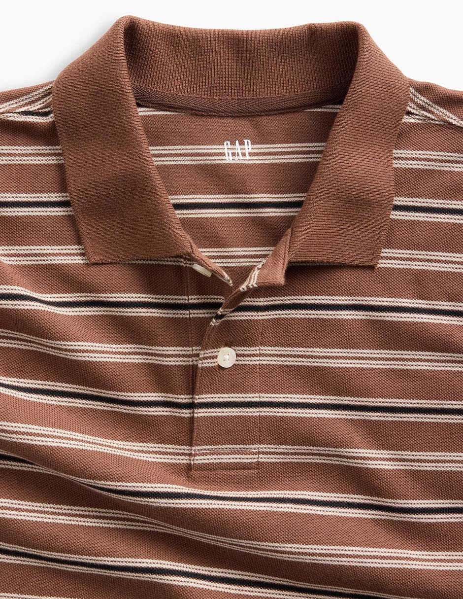 PLAYERA POLO 586306A ALGODÓN LOGO