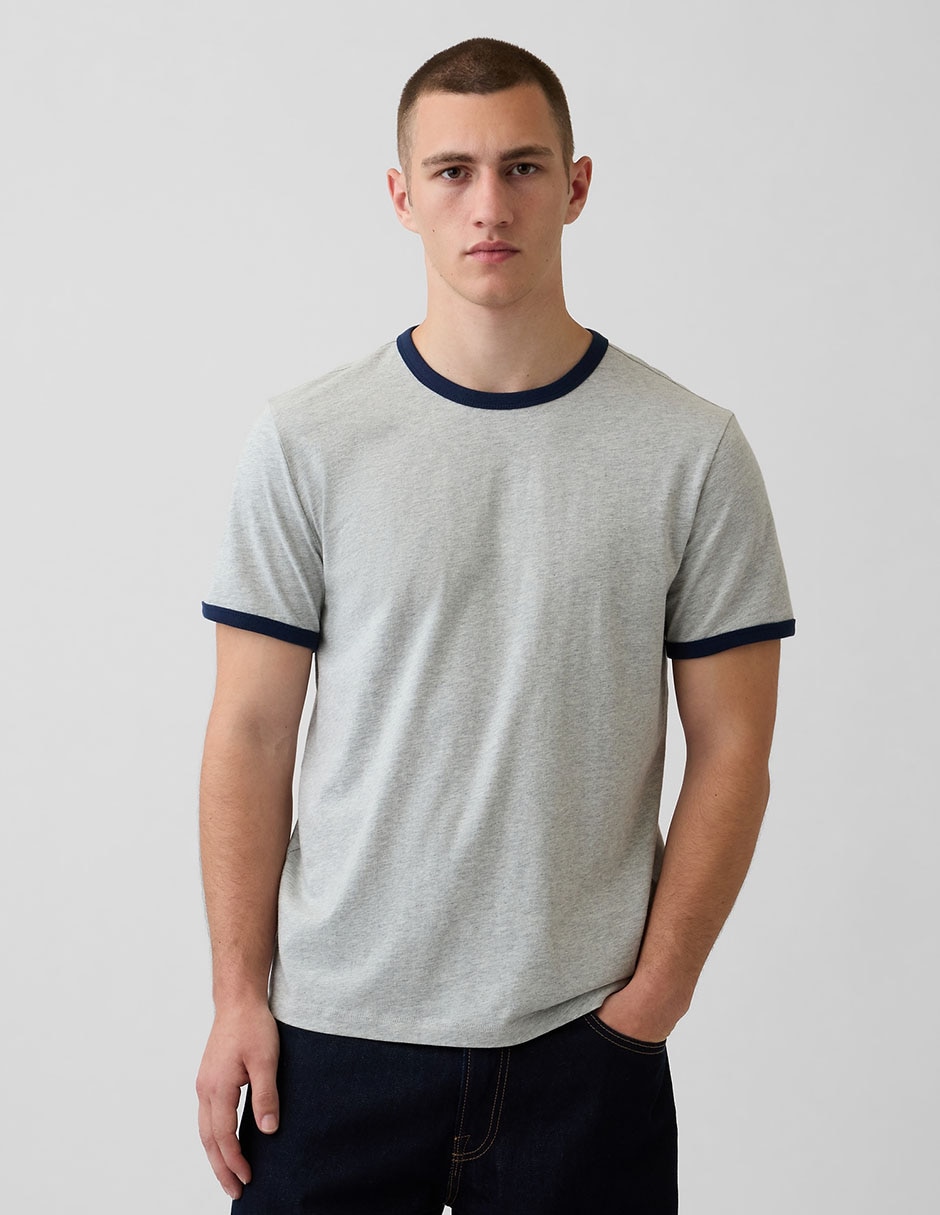 Playera cuello redondo para hombre