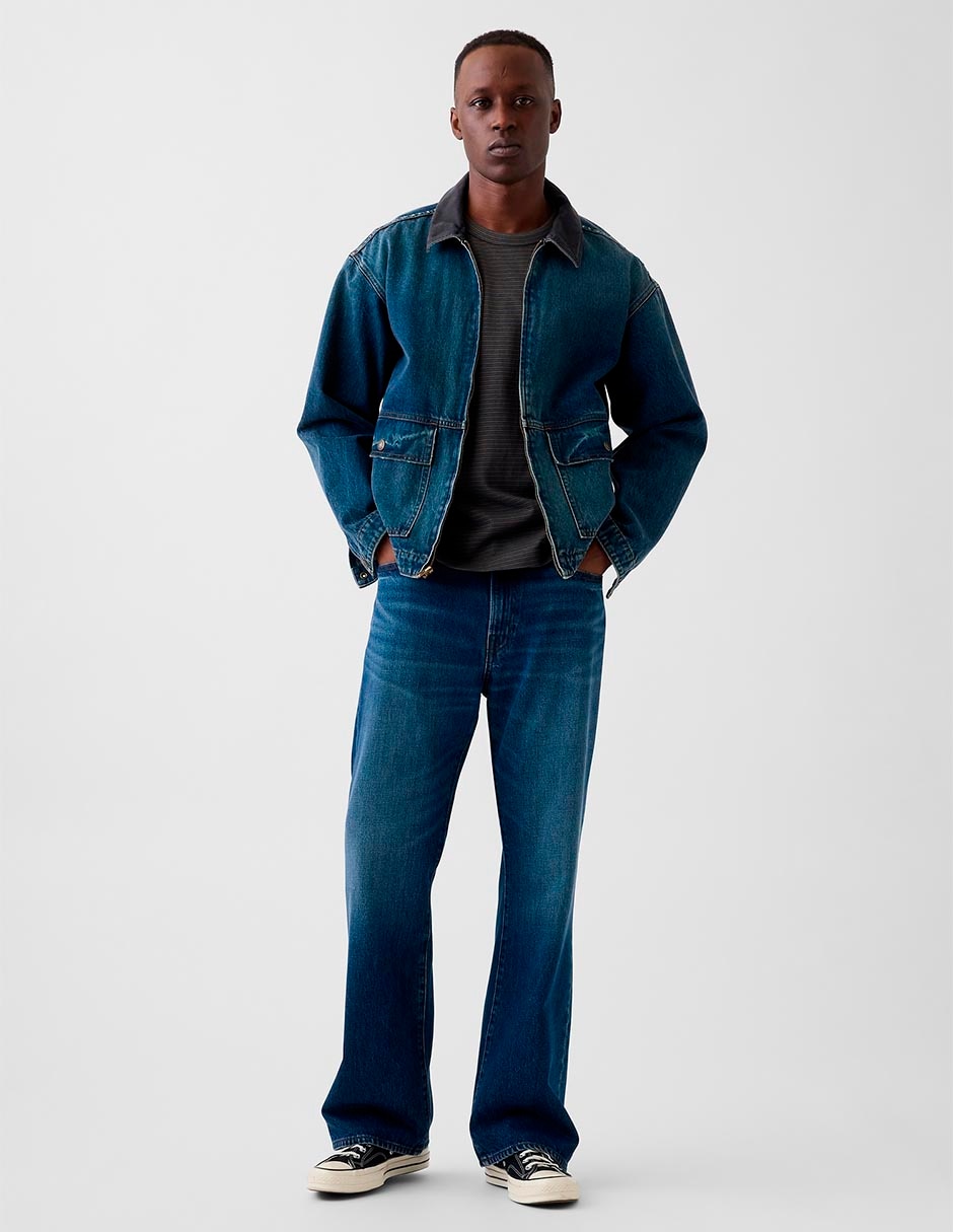 Jeans amplio para hombre 9