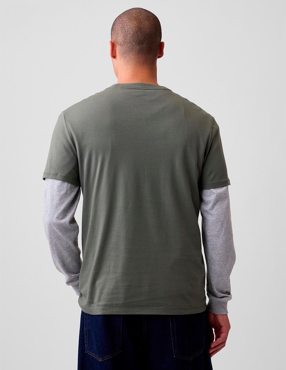 Playera cuello redondo para hombre 4