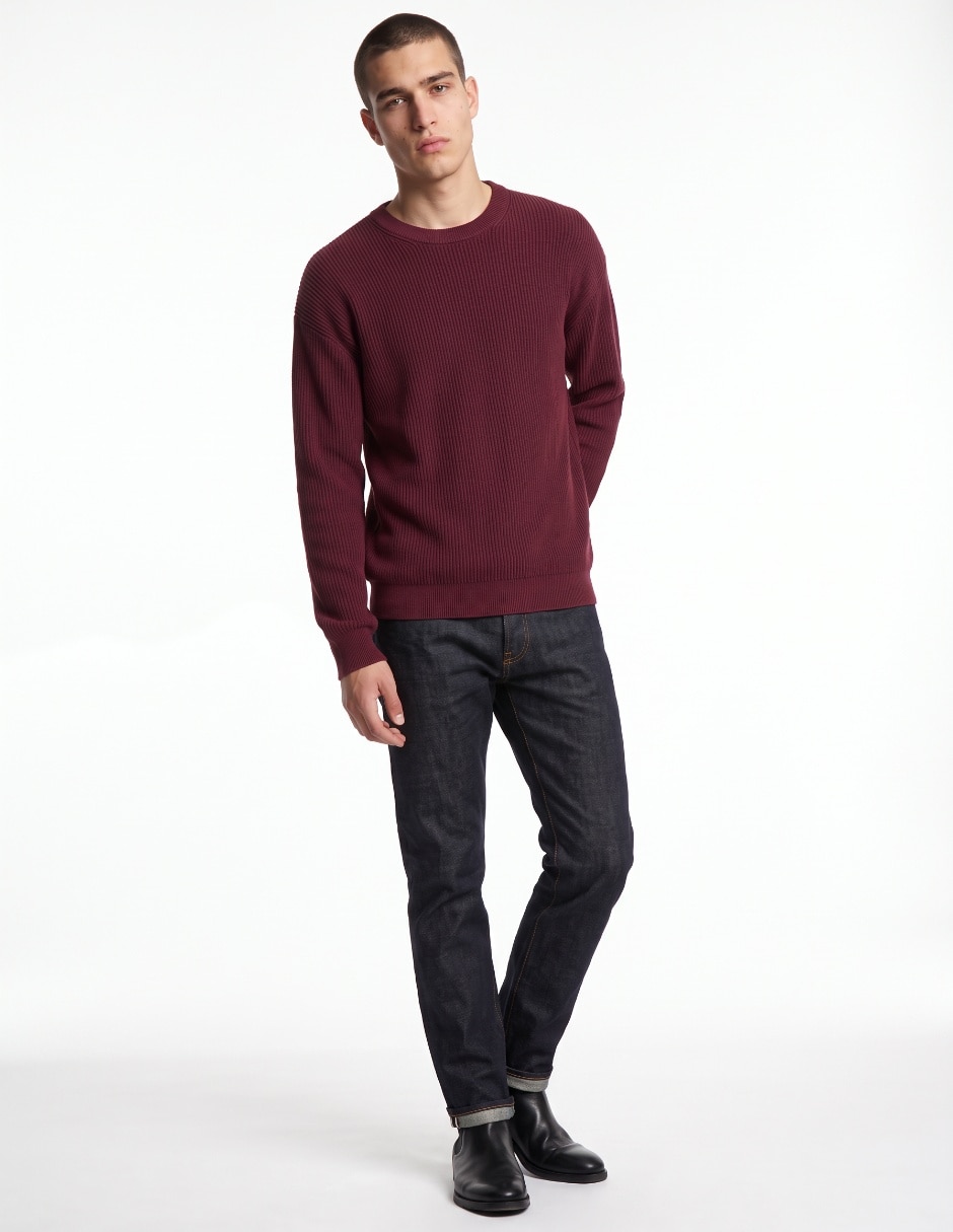 Suéter cuello redondo para hombre 3
