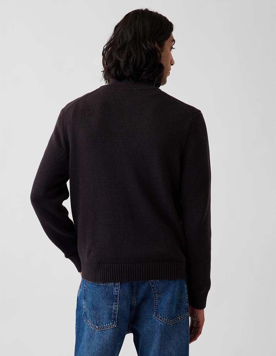 Suéter cuello alto para hombre