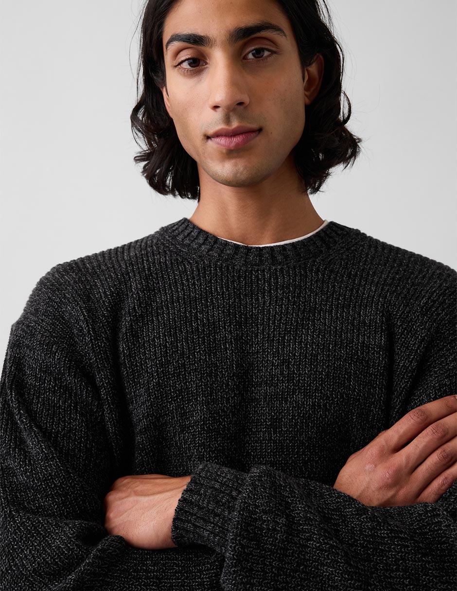 Suéter cuello redondo para hombre 2