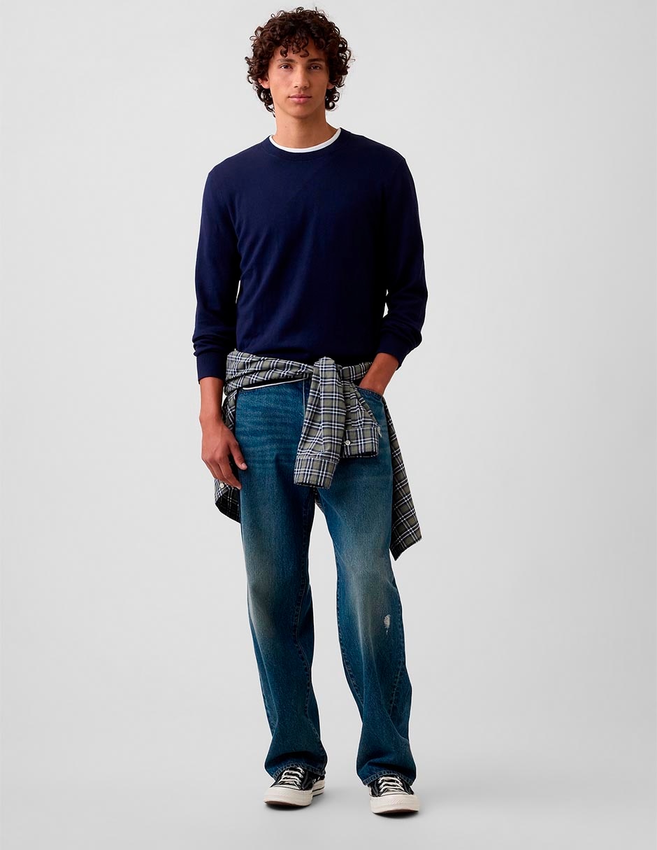 Suéter cuello redondo para hombre 4