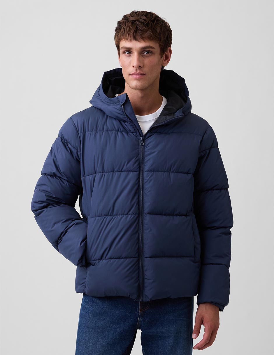 Chamarra capitonada con bolsillos para hombre Chamarra capitonada con bolsillos para hombre
