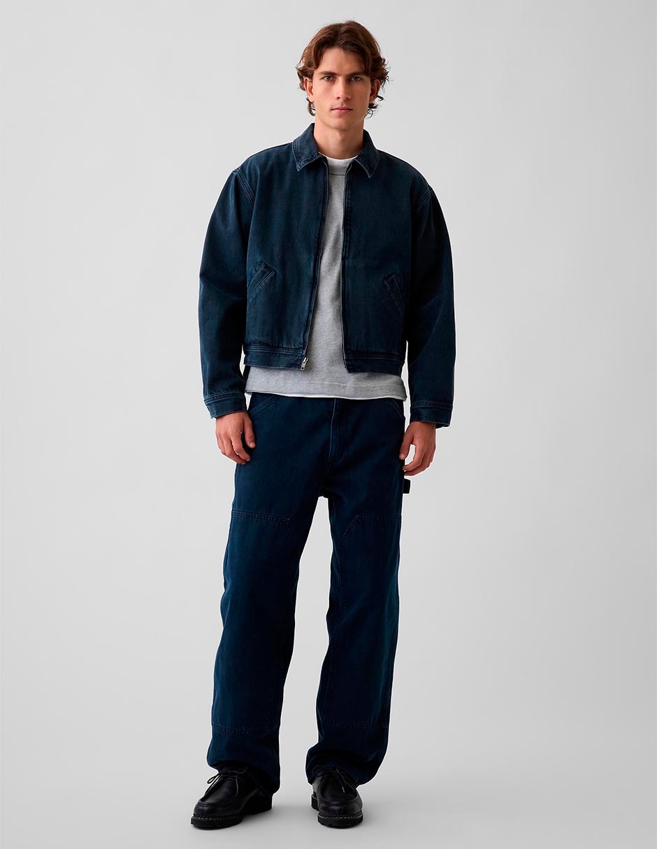 Chamarra casual con bolsillos para hombre 4