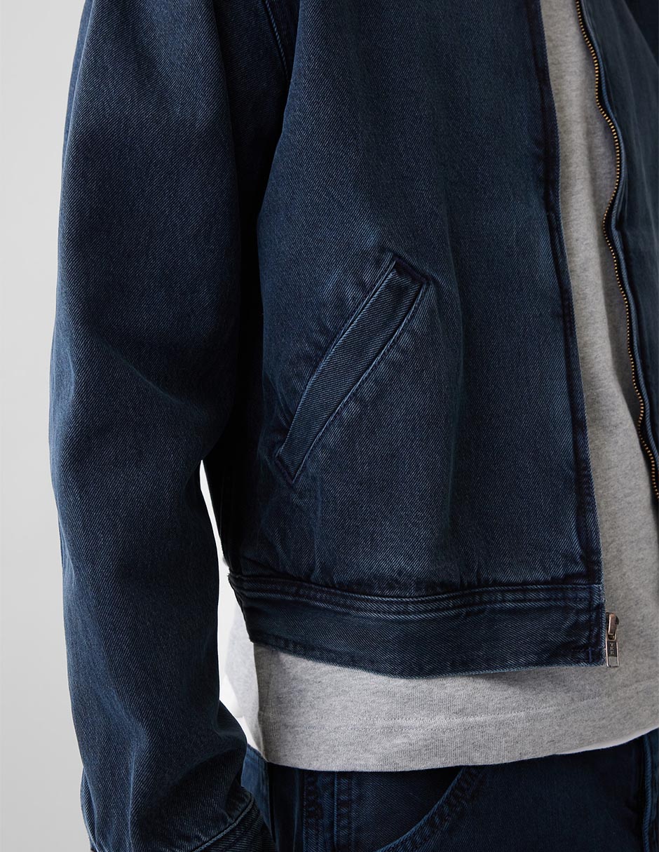 Chamarra casual con bolsillos para hombre 2