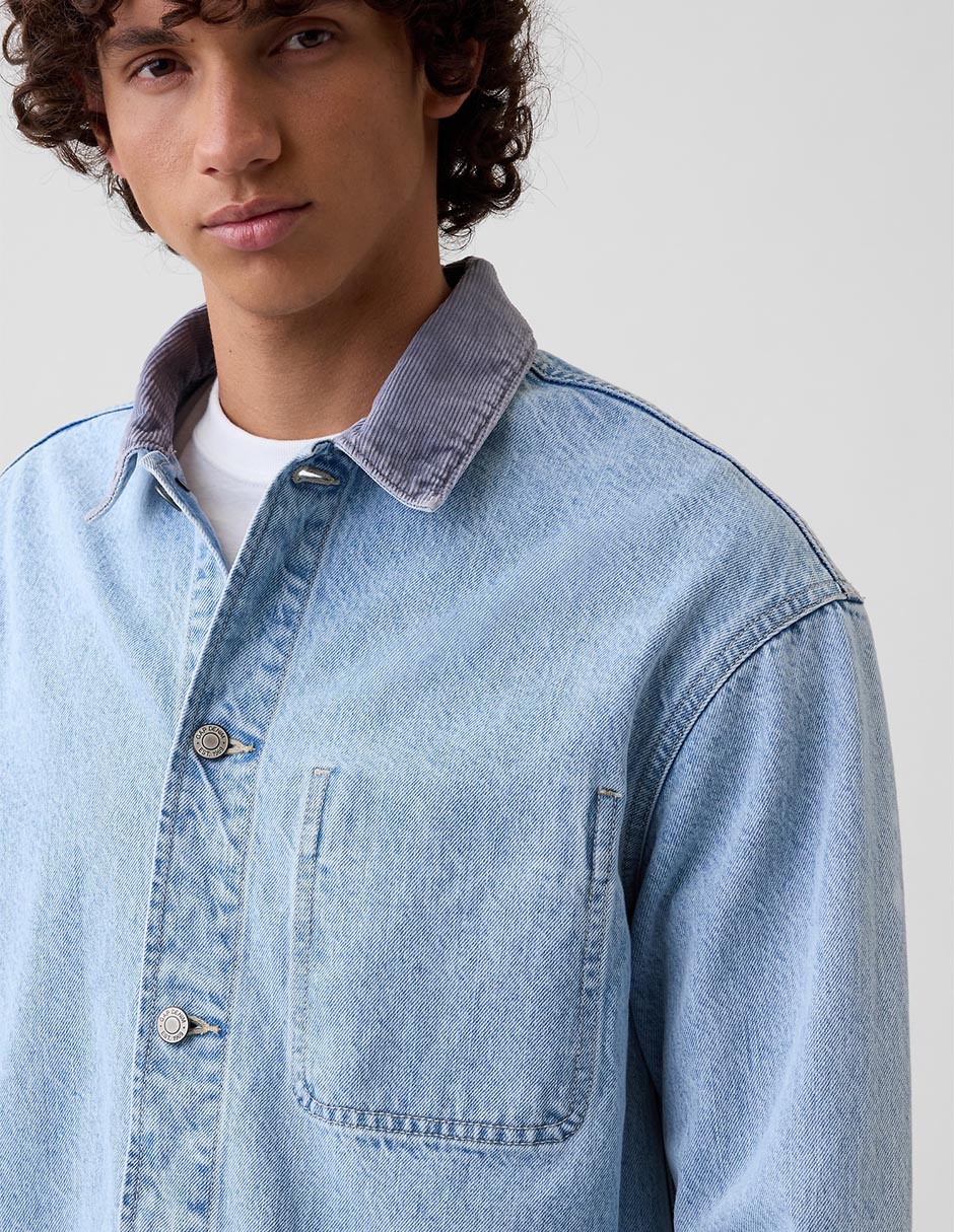 Chamarra casual con bolsillos para hombre 6