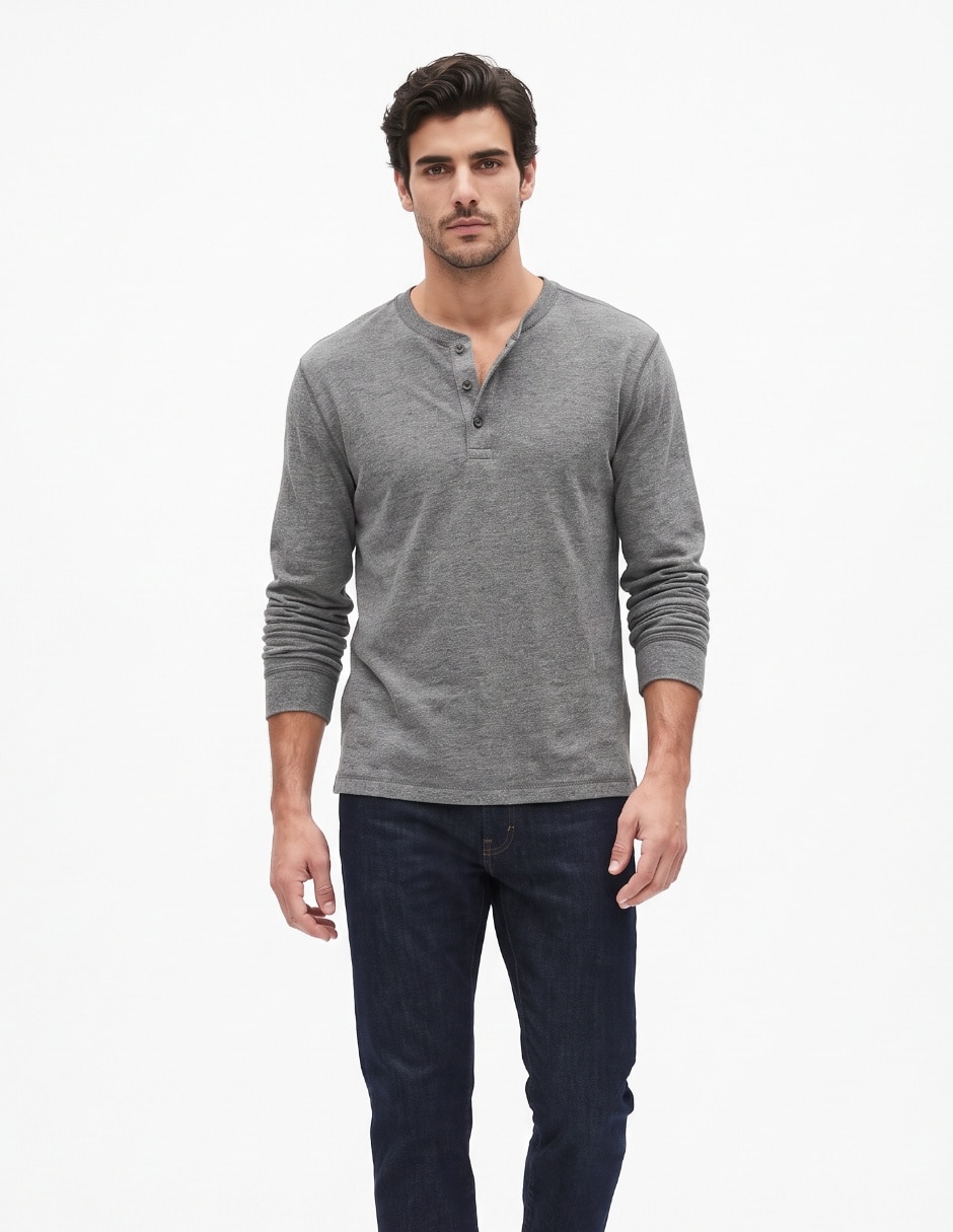 Playera cuello redondo para hombre 1