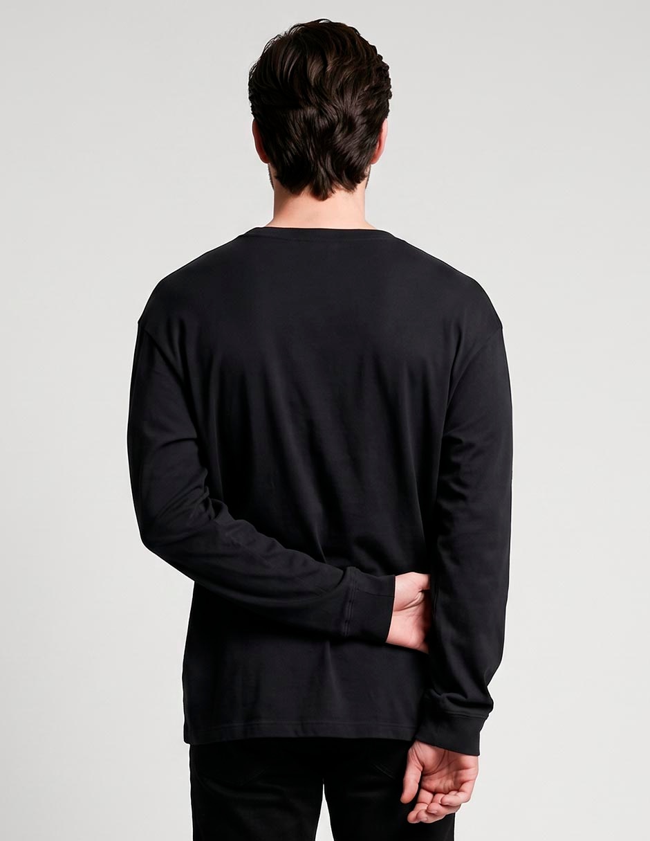 Playera manga larga para hombre 2