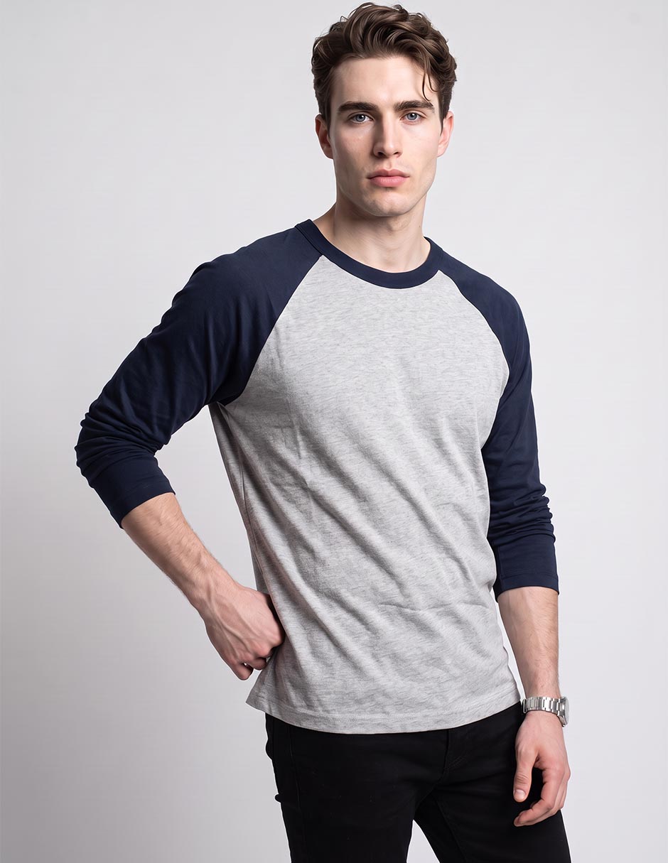 Playera manga larga para hombre 2