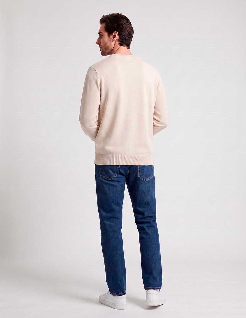 Suéter cuello redondo para hombre 2