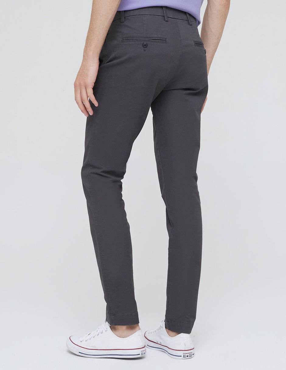 Pantalón cargo chino slim para hombre 2