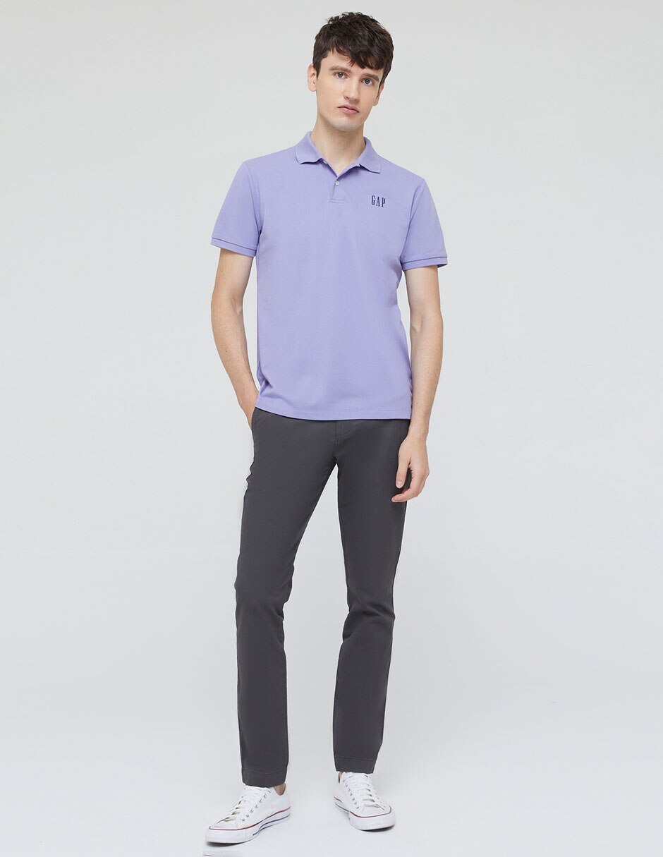 Pantalón cargo chino slim para hombre 3