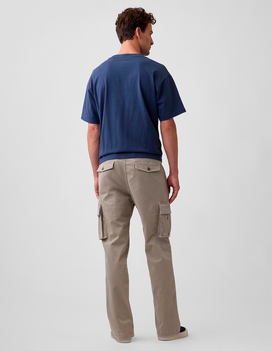 Pantalón cargo recto de algodón para hombre 6