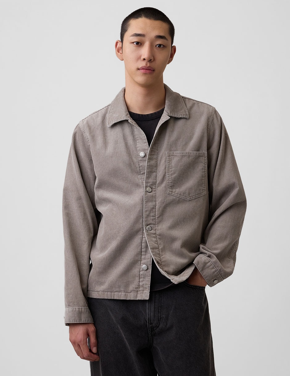 Camisa casual de algodón manga larga para hombre 1