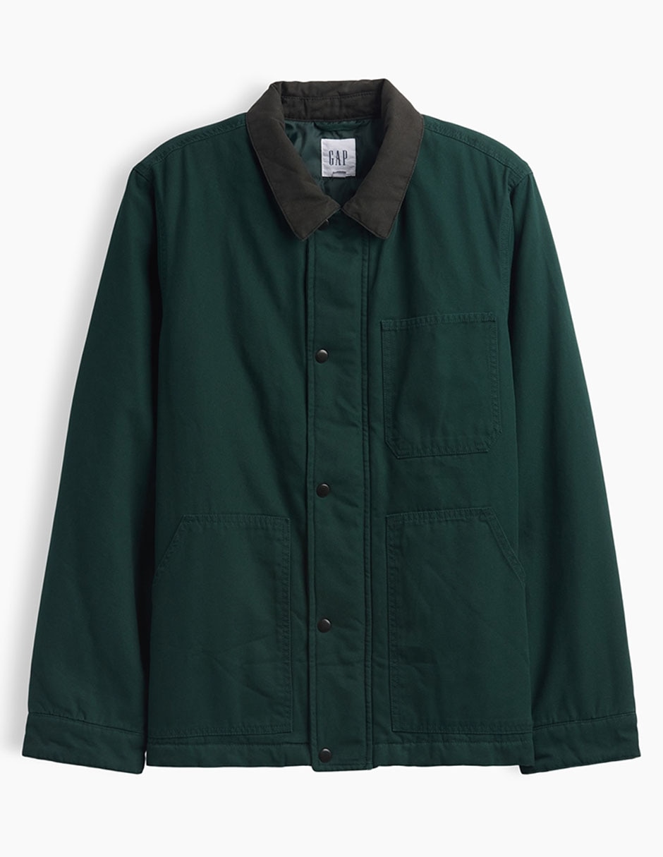 Chamarra casual con bolsillos para hombre 5