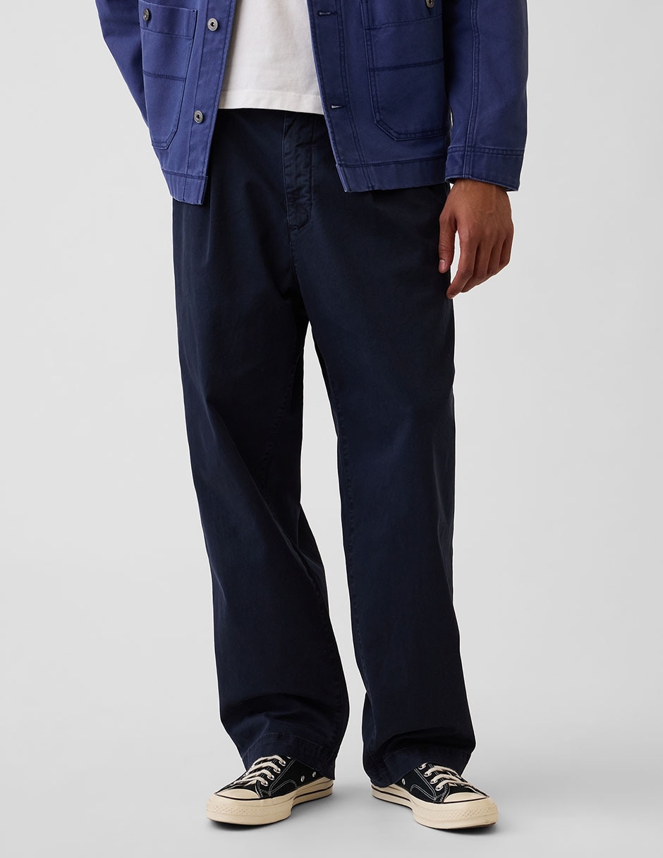 Pantalón baggy de algodón para hombre